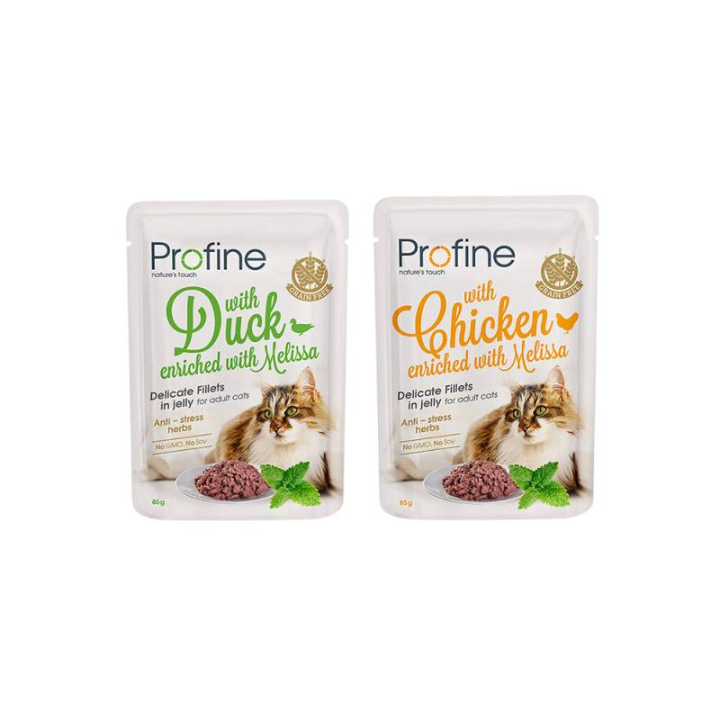 Profine cat fillets adult jelly- Ente - 24 x 85 g Profine cat fillets adult jelly- Ente - 24 x 85 g von Profine