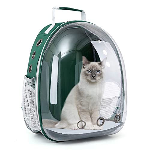 PROKEI Katzenrucksack, erweiterbar, für Fluglinien zugelassen, Haustier-Tragetasche für kleine, mittelgroße Katzen und Welpen, zum Wandern, Spazierengehen, Outdoor-Gebrauch, Einheitsgröße von Prokei