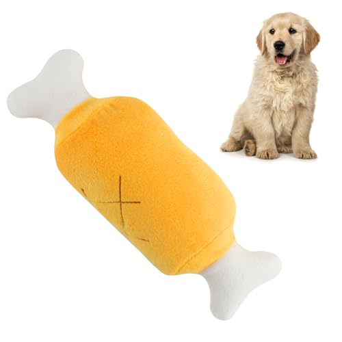 Prokei Quietschendes Plüsch-Hundespielzeug, Haustier-Kauspielzeug für kleine Rassen und Welpen, Spaß für drinnen und draußen von Prokei