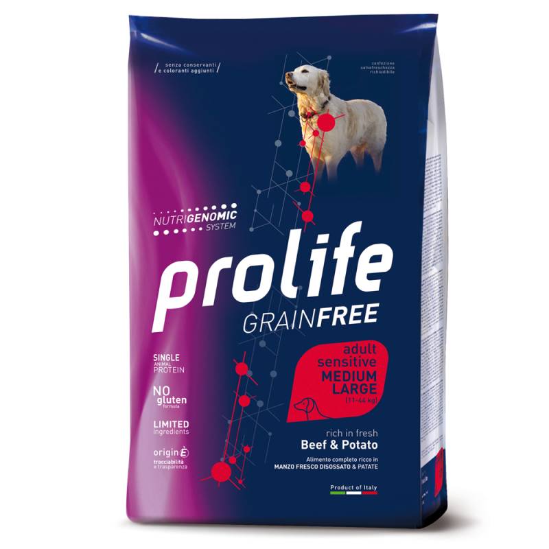 Dog Prolife Grain Free Rind & Kartoffel - 2 x 10 kg von Prolife