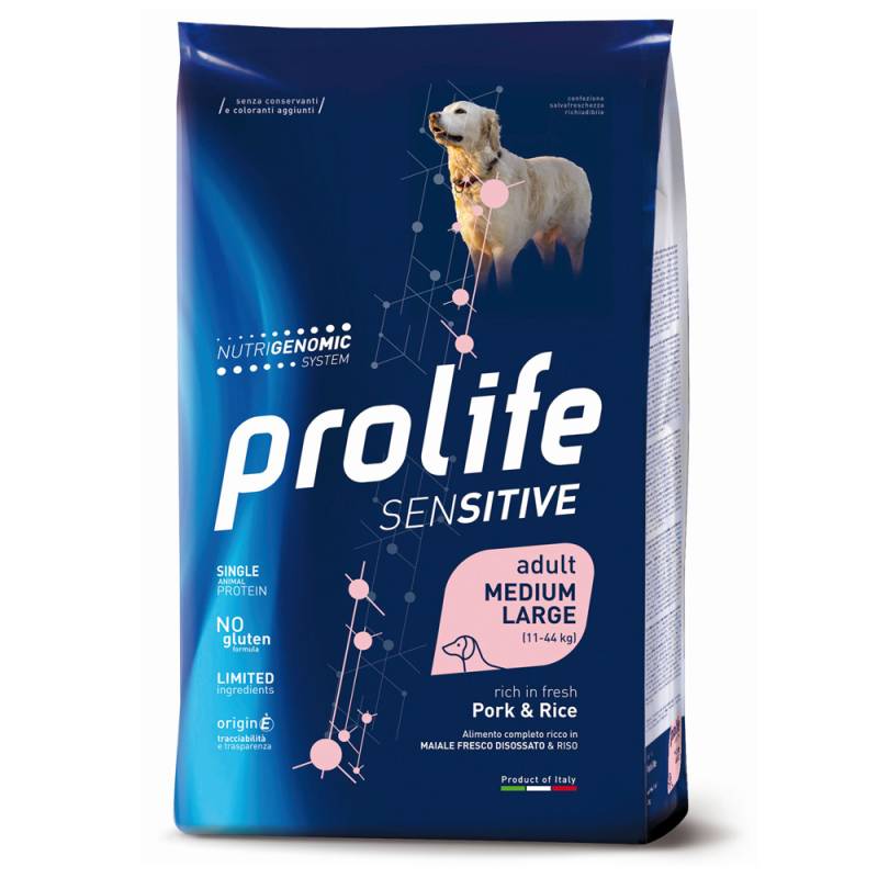 Dog Prolife Sensitive Schwein & Reis - 2 x 10 kg von Prolife