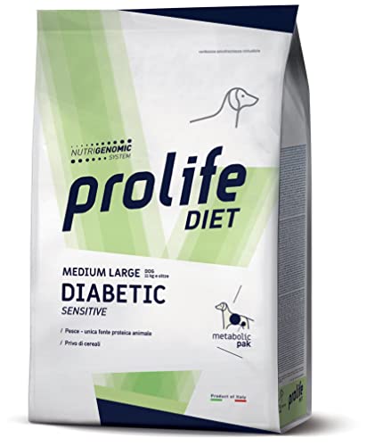 Kroketten PROLIFE Diet Diabetic MEDIUMLARGE Dog. 2 kg von Prolife