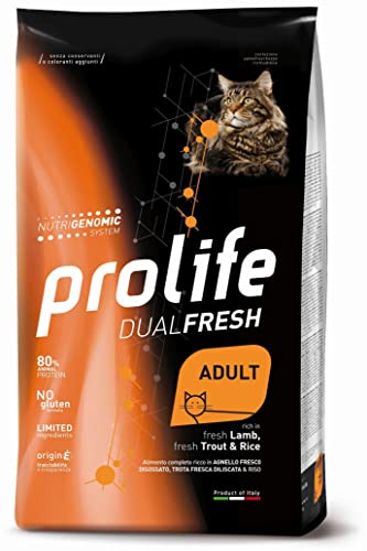 PROLIFE CAT DUAL Fresh Adult LAMM Forelle UND Reis 1,5 KG PROLIFE CAT DUAL Fresh Adult LAMM Forelle UND Reis 1,5 KG von Prolife