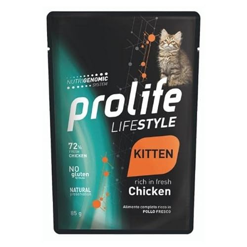 PROLIFE CAT Lifestyle Kitten Hähnchen, 85 g von Prolife