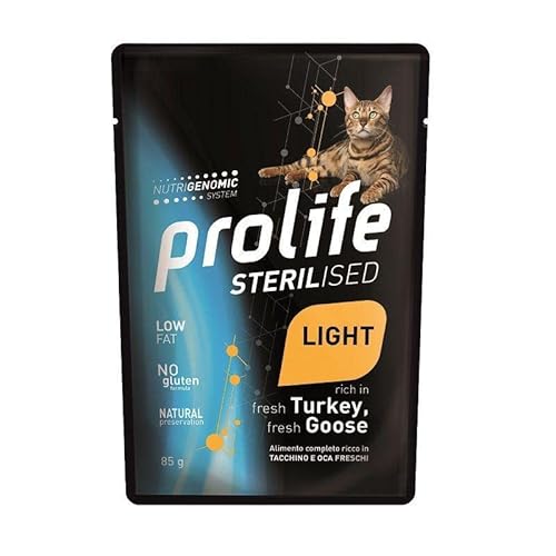 PROLIFE CAT Sterilised Light Truthahn und Osche, 85 g von Prolife
