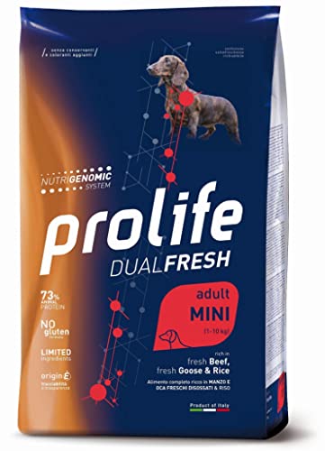 PROLIFE DUAL FRESH ADULT Rindfleisch und Gans Mini 600 g von Prolife