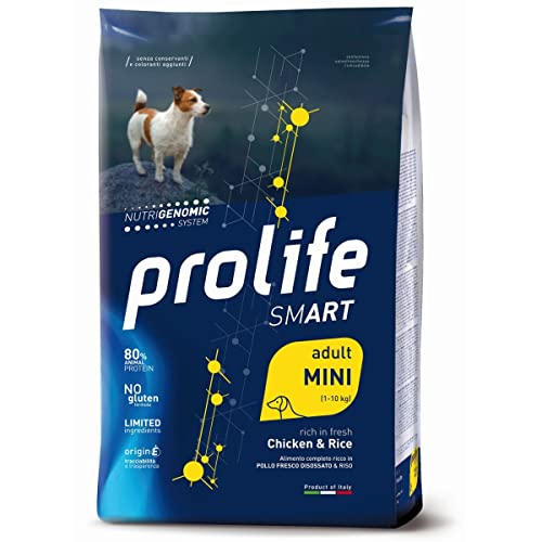 Prolife Adult Mini Huhn und Reis Nutrigenomic Kroketten - 7 kg von Prolife