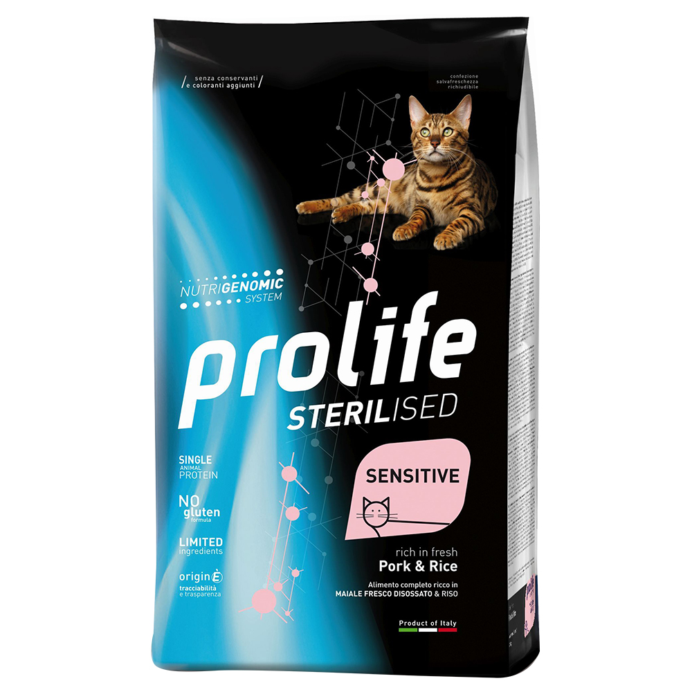Prolife Cat Sterilized Schweinefleisch & Reis - Sparpaket: 2 x 7 kg Prolife Cat Sterilized Schweinefleisch & Reis - Sparpaket: 2 x 7 kg von Prolife