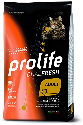 Prolife DUALFRESH Adult Cat Rindfleisch Huhn und Reis - 7 kg von Prolife