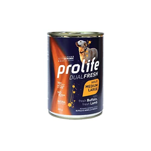 Prolife Dual Fresh Adult Fresh Buffalo Fresh Lamb - Medium/Large 400 Gramm Dose Prolife Dual Fresh Adult Fresh Buffalo Fresh Lamb - Medium/Large 400 Gramm Dose von Prolife
