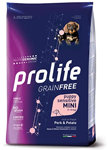 Prolife Grain Free Puppy Sensitive Schwein & Kartoffeln – Mini – 7 kg von Prolife
