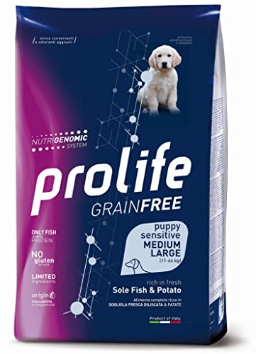 Prolife Grainfree Puppy Med/Lar Seezunge und Kartoffeln 2,5 kg von Prolife