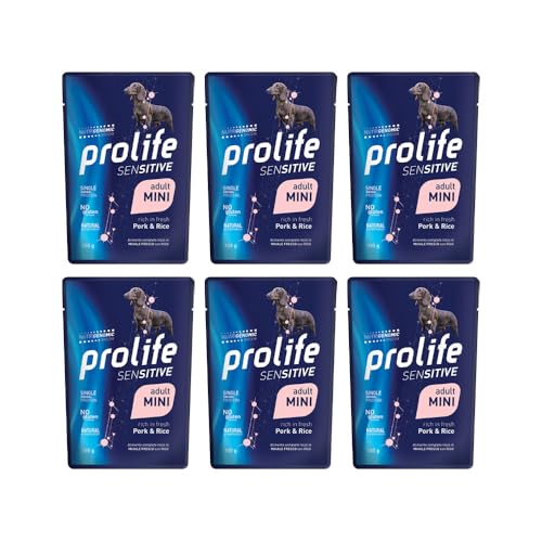 Prolife Sensitive Dog Mini Schwein und Reis 100 g - Packung mit 10 x 100 g von Prolife