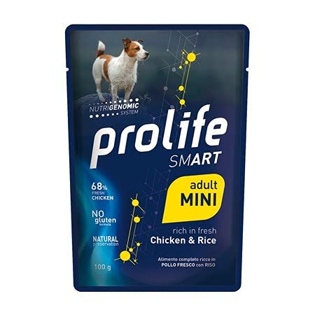 Prolife Smart Adult Chicken & Rice Mini 100 g Beutel 10 Stück Prolife Smart Adult Chicken & Rice Mini 100 g Beutel 10 Stück von Prolife