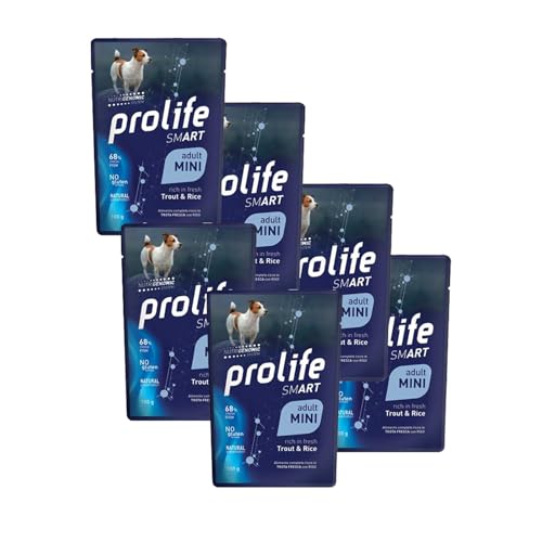 Prolife Smart Dog Forelle und Reis Mini 10 Beutel à 100 Gramm von Prolife