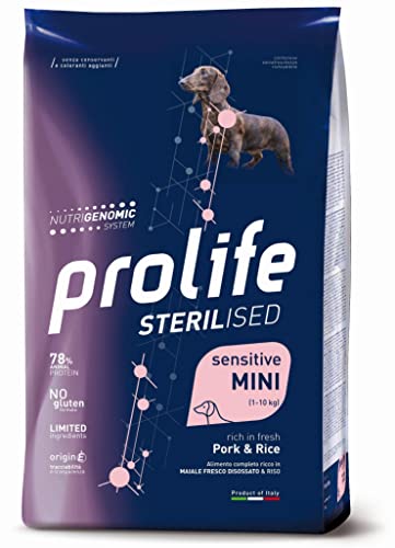 Prolife Sterilisierter Hund Sensitive Adult Schwein & Reis - Mini 2 kg von Prolife