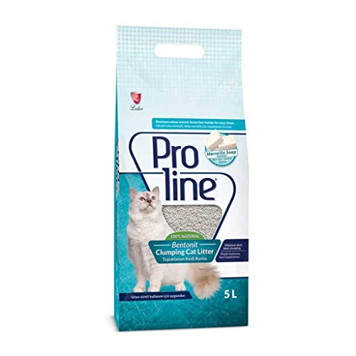 Proline Bentonit Marsilya Katzensand mit Seife 5 L von Proline