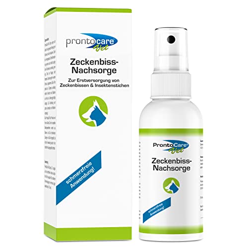 Prontocare-Vet Zeckenspray 75ml - optimale Nachsorge bei Zeckenbissen von Prontocare