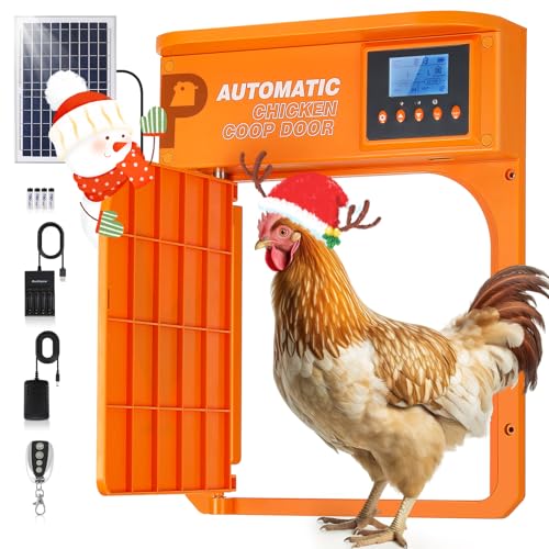 Proshine Upgrade Türöffnung, automatische Hühnerstalltür, solarbetriebene Hühnerstalltür, Lichtsensor & Timer, Fernbedienung, mehrere Energieoptionen mit Solarpanel Proshine Upgrade Türöffnung, automatische Hühnerstalltür, solarbetriebene Hühnerstalltür, Lichtsensor & Timer, Fernbedienung, mehrere Energieoptionen mit Solarpanel von Proshine