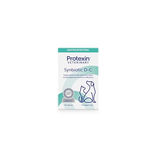 Protexin Synbiotic D-C 50 Kapseln. Für Hunde und Katzen von Protexin