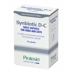 Protexin Synbiotic D-C Kapseln 200g - für Hund und Katze 2 x 50 Stück von Protexin