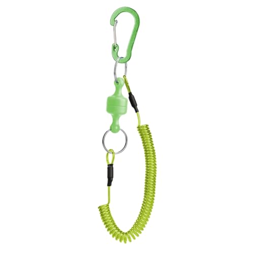 Protoence Kescher Magnet - Magnetclip Haltevorrichtung mit Rückzugsfunktion | Schnellspanner Halterung mit Rutschschutz für Stehendes Gewässer Watangeln Salzwasserfischen von Protoence