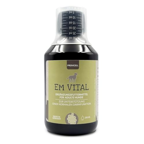 Provicell EM Vital 250 ml | Probiotika Hund | Natürliche Darmsanierung für Hunde | Mit Tierärzten in Deutschland entwickelt & hergestellt | Barf-Zusatz | Fördert Verdauung & Immunsystem Provicell EM Vital 250 ml | Probiotika Hund | Natürliche Darmsanierung für Hunde | Mit Tierärzten in Deutschland entwickelt & hergestellt | Barf-Zusatz | Fördert Verdauung & Immunsystem von Provicell