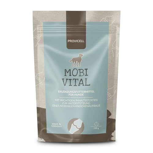Provicell MobiVital Gelenk-Pulver Hund | Mit Tierärzten in Deutschland entwickelt & hergestellt | Mit Grünlippmuschel-Pulver | 150 g Pulver| Joint Care für Hunde von Provicell