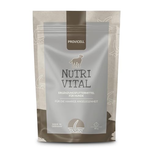 Provicell NutriVital Haut & Fell-Komplex für Hunde 60 g | Mit Biotin & Omega 3 | Haut- & Fell-Pflege bei Fellwechsel | Natürliche Hilfe für den Hund | Mit Tierärzten in Deutschland hergestellt Provicell NutriVital Haut & Fell-Komplex für Hunde 60 g | Mit Biotin & Omega 3 | Haut- & Fell-Pflege bei Fellwechsel | Natürliche Hilfe für den Hund | Mit Tierärzten in Deutschland hergestellt von Provicell