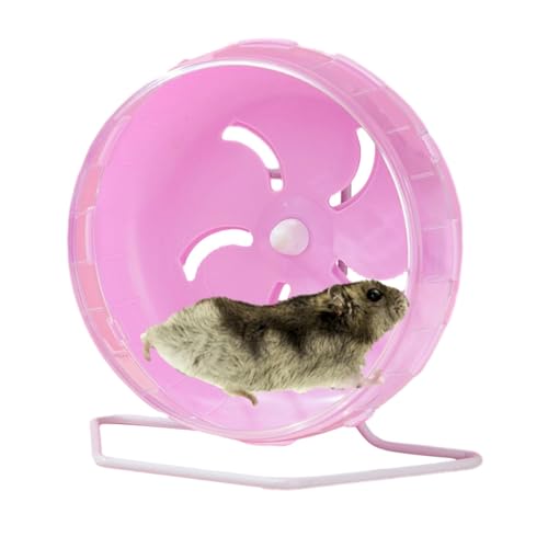 Proypiax Hamster Wheel, Running Wheel Hamster Quiet Hamster Toy Transparent, Non-Slip Running Disc Super Quiet Hamster Wheels - Quiet Spinner Hamster Wheels with Adjustable Stand for Dwarf Hamsters Proypiax Hamster Wheel, Running Wheel Hamster Quiet Hamster Toy Transparent, Non-Slip Running Disc Super Quiet Hamster Wheels - Quiet Spinner Hamster Wheels with Adjustable Stand for Dwarf Hamsters von Proypiax