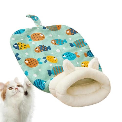 Proypiax Katzenschlafsack, Katzenhundbett, Katzen Winter Schlafsack Waschbar Selbstwärmendes Katzenhundbett Zum Schlafen Weicher Waschbares Katzenkissen, Sicherheitsgefühl Haustierbett Proypiax Katzenschlafsack, Katzenhundbett, Katzen Winter Schlafsack Waschbar Selbstwärmendes Katzenhundbett Zum Schlafen Weicher Waschbares Katzenkissen, Sicherheitsgefühl Haustierbett von Proypiax