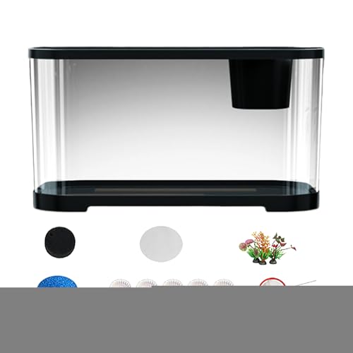 Proypiax Aquarium Tank - Aquarium-Set - Komplettset Mit Zubehör Für Anfänger Erwachsene Guppys Quallen Kampffische Zimmer Schreibtisch Deko Proypiax Aquarium Tank - Aquarium-Set - Komplettset Mit Zubehör Für Anfänger Erwachsene Guppys Quallen Kampffische Zimmer Schreibtisch Deko von Proypiax