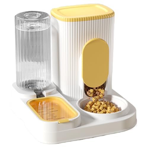 Proypiax Automatische Haustierfutterautomatin, Auto Cat Cat Feeder - Hundefuttermittel -Wasserfutterspender | Große Kapazität 2 in 1 Fütterungsversorgung, abnehmbare Lebensmittelschale für kleine Proypiax Automatische Haustierfutterautomatin, Auto Cat Cat Feeder - Hundefuttermittel -Wasserfutterspender | Große Kapazität 2 in 1 Fütterungsversorgung, abnehmbare Lebensmittelschale für kleine von Proypiax