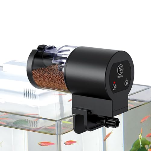 Proypiax Automatischer Fischfutterautomat Für Aquarium - 100ml Futterautomat Mit Feuchtigkeitsschutz | Zeitgesteuerter Feuchtigkeitsschutz Für Aquarium Teich Urlaub Proypiax Automatischer Fischfutterautomat Für Aquarium - 100ml Futterautomat Mit Feuchtigkeitsschutz | Zeitgesteuerter Feuchtigkeitsschutz Für Aquarium Teich Urlaub von Proypiax