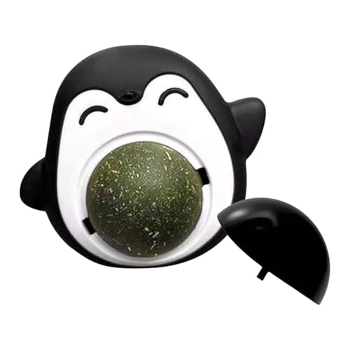 Proypiax Cat Catnip Ball, Catnip -Kugeln für Katzen | Rotatable Toy Licker für Kätzchen - Penguine Formen die Katzenfischwandkugel für Mundpflegezähne Reinigen und Beißen, reduzieren den Druck Proypiax Cat Catnip Ball, Catnip -Kugeln für Katzen | Rotatable Toy Licker für Kätzchen - Penguine Formen die Katzenfischwandkugel für Mundpflegezähne Reinigen und Beißen, reduzieren den Druck von Proypiax
