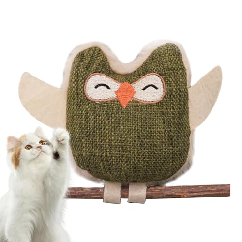 Proypiax Cat Chew Toys, Catnip -Spielzeug für Katzen | Interaktives Katzenspielzeug mit Katzenminister,Interaktive Haustier liefert Mundgesundheit, Zähnereinigung Eulen Puppenball für alle Rassen Proypiax Cat Chew Toys, Catnip -Spielzeug für Katzen | Interaktives Katzenspielzeug mit Katzenminister,Interaktive Haustier liefert Mundgesundheit, Zähnereinigung Eulen Puppenball für alle Rassen von Proypiax