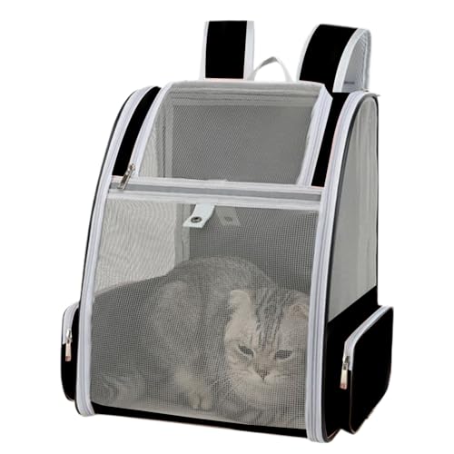 Proypiax Cat -Rucksack, Katzen -Rucksackträger - Haustier -Rucksackträger | Haustiervorräte mit großer Kapazität mit vorderen Öffnungs-Mesh-Fensterpockets für Welpenkätzchen Proypiax Cat -Rucksack, Katzen -Rucksackträger - Haustier -Rucksackträger | Haustiervorräte mit großer Kapazität mit vorderen Öffnungs-Mesh-Fensterpockets für Welpenkätzchen von Proypiax