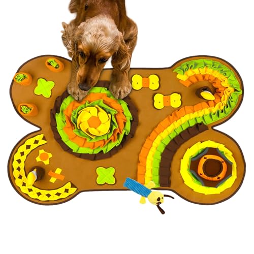 Proypiax Futtermatte für Hunde, Hundeschnüffeln | Interaktive Hundematte | Soft Pet Futtersfutterpolster, Fütterungsrätselspielzeug für Haustiere, Meerschweinchen, Kaninchen von Proypiax