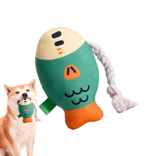 Proypiax Gefülltes Kauspielzeug für Hunde, quietschendes Haustierspielzeug | Puffhead Fish Weiches Plüsch-Quietschspielzeug, Kauspielzeug,Spielzeug mit gesunden Zähnen, verschleißfestes Hundespielzeug Proypiax Gefülltes Kauspielzeug für Hunde, quietschendes Haustierspielzeug | Puffhead Fish Weiches Plüsch-Quietschspielzeug, Kauspielzeug,Spielzeug mit gesunden Zähnen, verschleißfestes Hundespielzeug von Proypiax