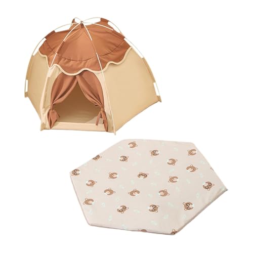 Proypiax Hundehütte für drinnen, Katzenzelt - Outdoor-Hauszelt für Kätzchen - Niedliches Katzenspielzelt, 63,4 x 53 cm/24,96 x 20,87 Zoll, Haustierhöhlennest für Katzen, Hunde und andere Kleintiere Proypiax Hundehütte für drinnen, Katzenzelt - Outdoor-Hauszelt für Kätzchen - Niedliches Katzenspielzelt, 63,4 x 53 cm/24,96 x 20,87 Zoll, Haustierhöhlennest für Katzen, Hunde und andere Kleintiere von Proypiax