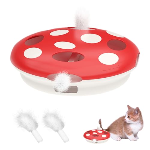 Proypiax Interaktives Spielzeug für Innenkatzen, Katzenspielzeug interaktiv | Electric Cat Automatic Motion Senssing -Spielzeug mit 7 Löchern - Pet Interaction -Übungen für das Spielen, Erforschen, Proypiax Interaktives Spielzeug für Innenkatzen, Katzenspielzeug interaktiv | Electric Cat Automatic Motion Senssing -Spielzeug mit 7 Löchern - Pet Interaction -Übungen für das Spielen, Erforschen, von Proypiax