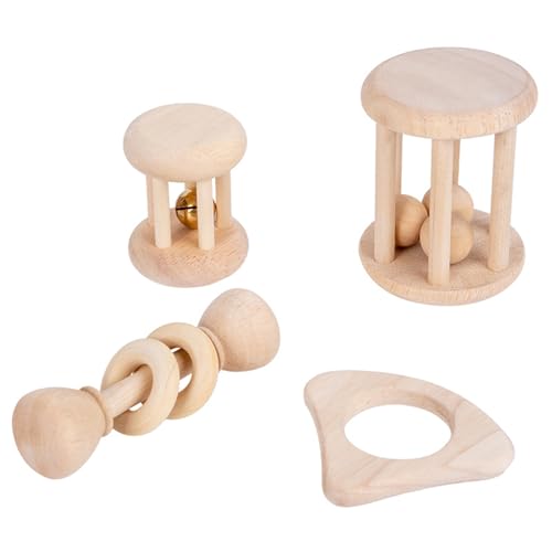 Proypiax Kaninchen Nagematerial | Nagetier-Spielzeug Aus Holz Zur Beschäftigung Gegen Langeweile,Robustes Holzspielzeug Zur Zahnpflege Für Nager, Meerschweinchen & Chinchillas von Proypiax