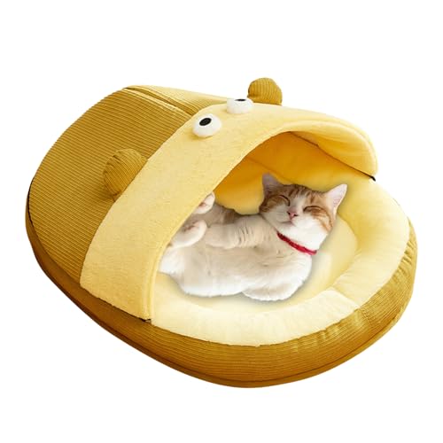 Proypiax Katzenhöhlenbett, Hundehöhlenbett,Überdachtes Katzenbett | Slipper Design waschbares, warmes Nisting mit erhöhter Kante für kleine Rassen große Rassen Senior Welpen Winter die ganze Saison Proypiax Katzenhöhlenbett, Hundehöhlenbett,Überdachtes Katzenbett | Slipper Design waschbares, warmes Nisting mit erhöhter Kante für kleine Rassen große Rassen Senior Welpen Winter die ganze Saison von Proypiax