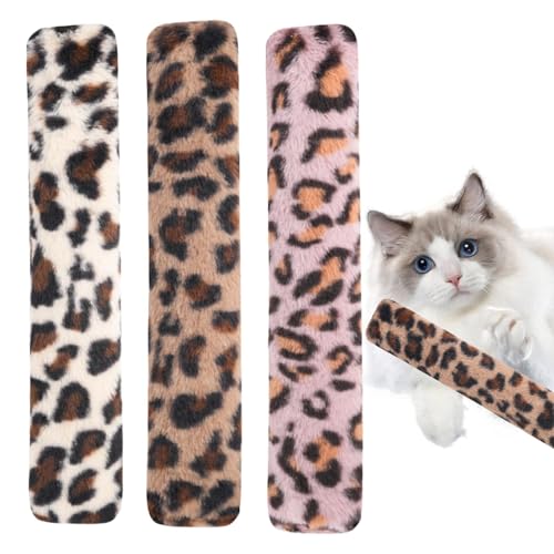 Proypiax Katzenkissen für Katzen, Cat Kick Toy - Kätzchen Interactive Kissenstreifen 3X - Plüsch Haustierkissen, weiches Leopardenmusterspielzeug für Innenkatzen Proypiax Katzenkissen für Katzen, Cat Kick Toy - Kätzchen Interactive Kissenstreifen 3X - Plüsch Haustierkissen, weiches Leopardenmusterspielzeug für Innenkatzen von Proypiax