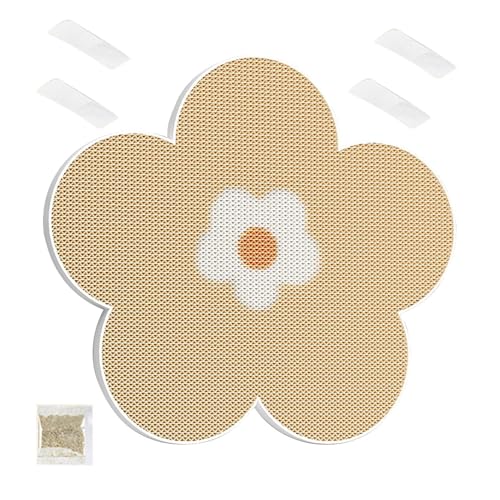 Proypiax Katzenkratzern für Wand, Katzenkratzern | Kätzchenbodenkratzermatte - Möbelschutz Pet Croboker Board Blumenform für Türwand von Proypiax