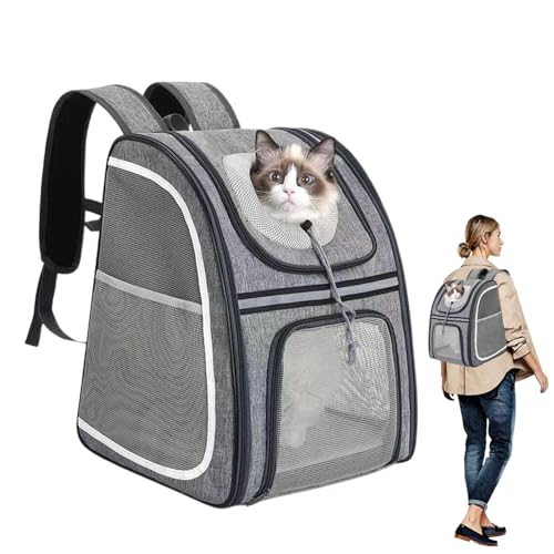 Proypiax Katzenträger -Rucksack, Hunde -Rucksackträger,Soft Cat Carrier Foldable Welpen -Rucksack - Reflektierender Streifen Haustier Traging Bag Dog Travel Beutel für Welpen Kätzchenspielzeug Snacks Proypiax Katzenträger -Rucksack, Hunde -Rucksackträger,Soft Cat Carrier Foldable Welpen -Rucksack - Reflektierender Streifen Haustier Traging Bag Dog Travel Beutel für Welpen Kätzchenspielzeug Snacks von Proypiax