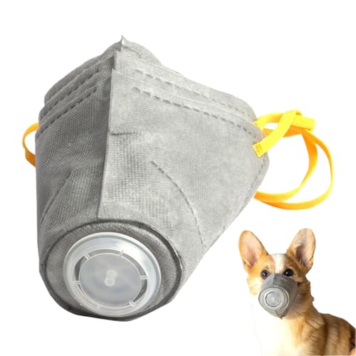 Proypiax Luftmaulkorb für Hunde, Luftfilter-Maulkorb für Hunde, 3X Verstellbarer Hundemaulkorb für Feuer, Luftfilter-Anti-atmungsaktive Mundabdeckung, Haustier-Luftfilterschutz für kleine, Proypiax Luftmaulkorb für Hunde, Luftfilter-Maulkorb für Hunde, 3X Verstellbarer Hundemaulkorb für Feuer, Luftfilter-Anti-atmungsaktive Mundabdeckung, Haustier-Luftfilterschutz für kleine, von Proypiax