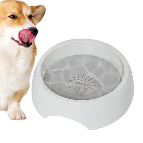 Proypiax Pet Floating Water Dispenser, Spill Proof Dog Bowl,1500 ml Hunde Automatische Feeder | Anti-Rutsch-Haustier-Floating-Vorräte, Basishund ohne Tropfen, große Kapazität, langsames Trinken von Proypiax