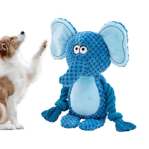 Proypiax Quietschende Spielsachen für Hunde, kleines Hund quietschende Spielsachen,Haustier -Zahnen Seilpuppe - Fuchs, Elefant, Froschformspielzeug für aggressive Kauen, quietschende Welpe Interactive Proypiax Quietschende Spielsachen für Hunde, kleines Hund quietschende Spielsachen,Haustier -Zahnen Seilpuppe - Fuchs, Elefant, Froschformspielzeug für aggressive Kauen, quietschende Welpe Interactive von Proypiax