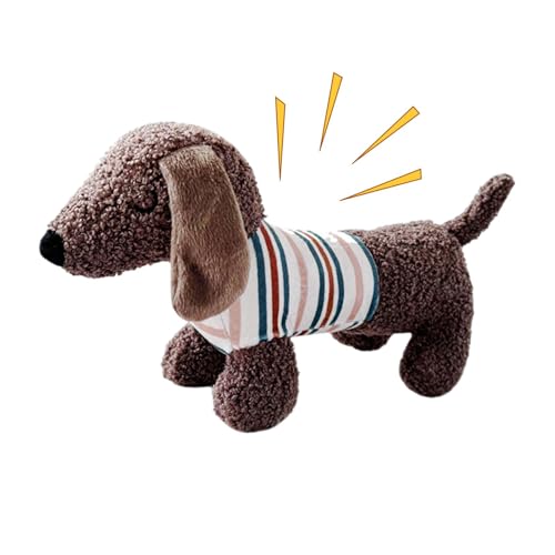 Proypiax Quietschendes Hundespielzeug gefülltes Tier, plüschige Quietschende Hundespielzeug | Aggressive Hund Spielzeug | Dachshund -Form -Welpen -Spielwerkzeug für Aggressive, interaktives Haustier Proypiax Quietschendes Hundespielzeug gefülltes Tier, plüschige Quietschende Hundespielzeug | Aggressive Hund Spielzeug | Dachshund -Form -Welpen -Spielwerkzeug für Aggressive, interaktives Haustier von Proypiax
